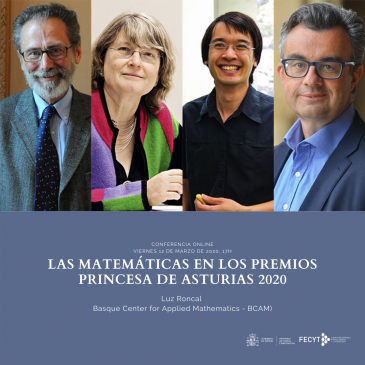 Conferencia online «Las matemáticas en los premios Princesa de Asturias 2020»