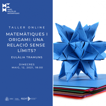 Taller online «Matemàtiques i origami: una relació sense límits?»